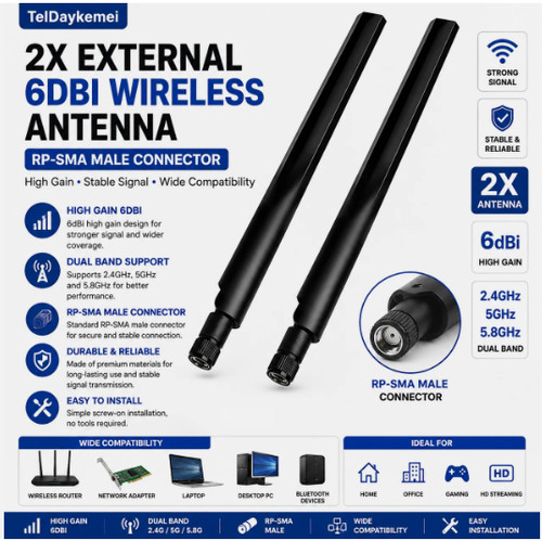 External 6dbi wireless - external,