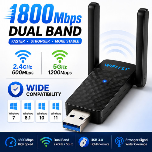 1800mbps usb wifi adapter - usb,