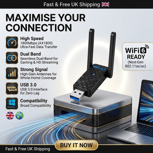 1800mbps usb wifi adapter - 1800mbps, dual