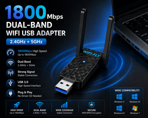 Wireless wifi usb - wireless, 1800