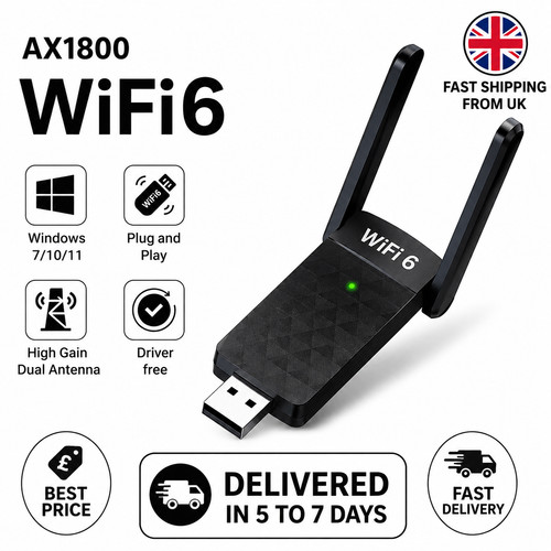 1800mbps usb wifi adapter - usb,