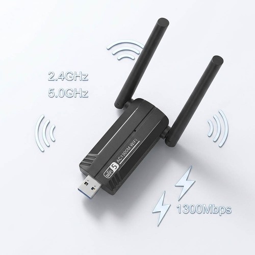 Usb wifi adapter 1300mbps dual - usb,