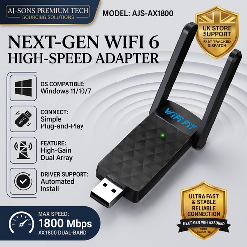 1800mbps usb wifi adapter dual - 1800mbps,