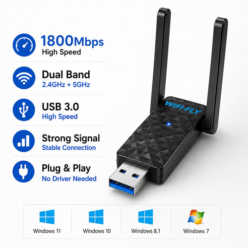 Dual band usb wifi - wifi, adapter